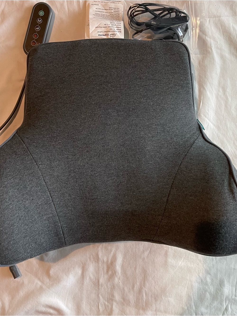 Women’s Dark Gray Travel Lumbar Support Bag - Unbranded